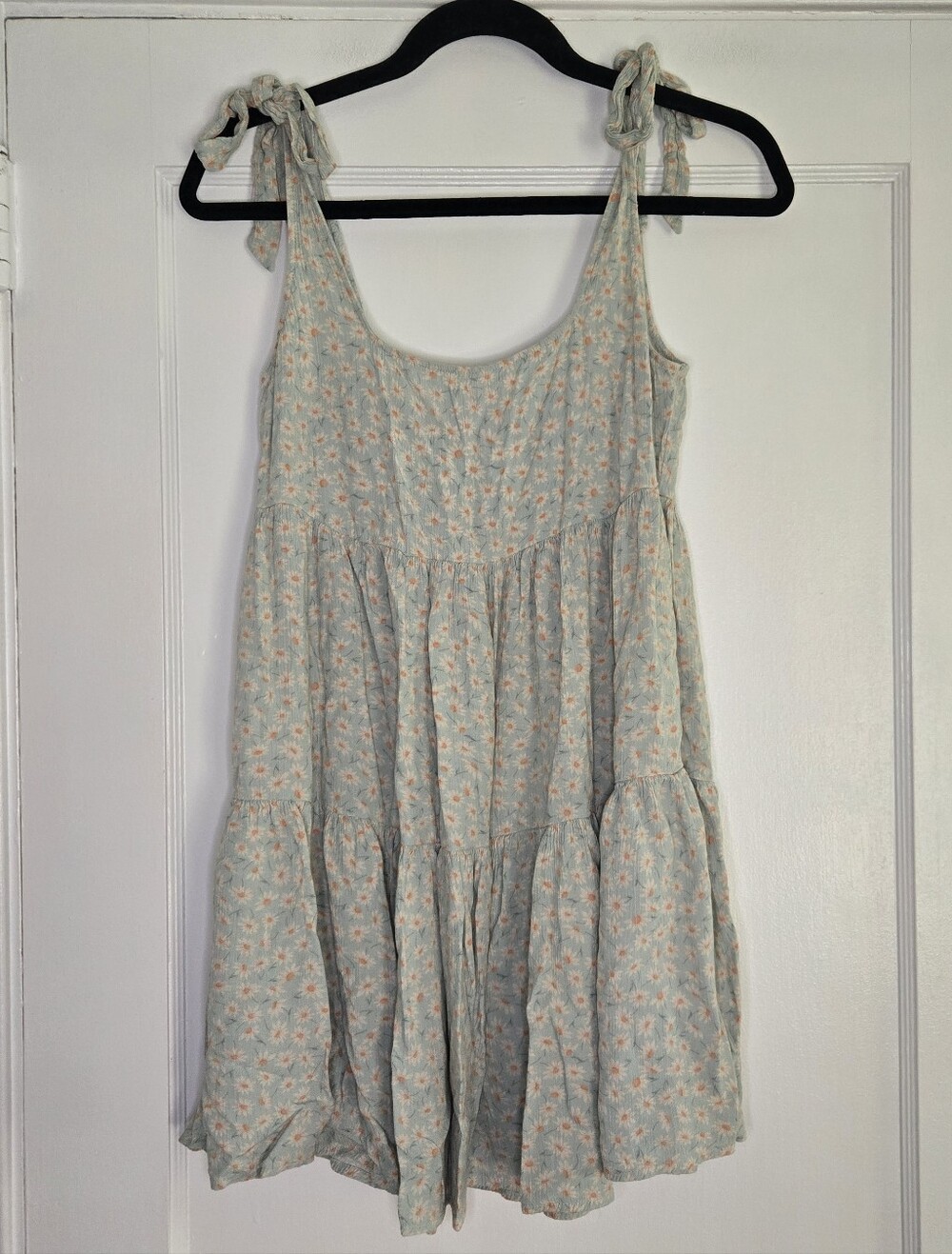 American Eagle Blue/Green Summer Dress Women's Small